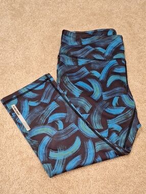 HEAD Brushstroke Print Yoga Capris